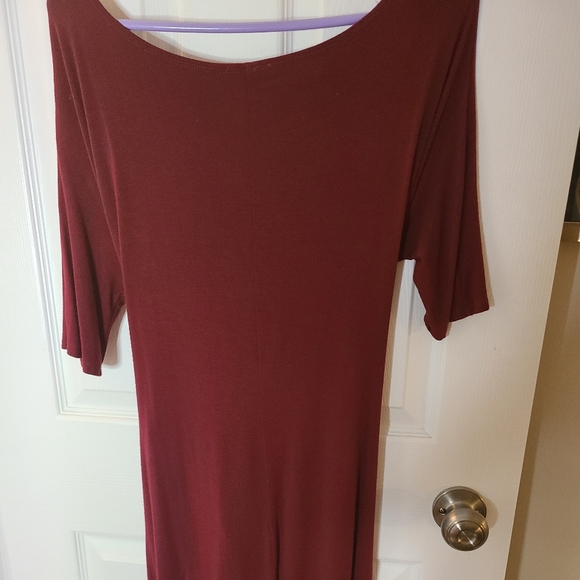 Red midi Jacob dress - Picture 2 of 3